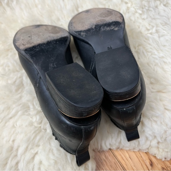 Alexander Wang Kori Leather Ankle Boots Size 6 Black - Picture 4 of 8